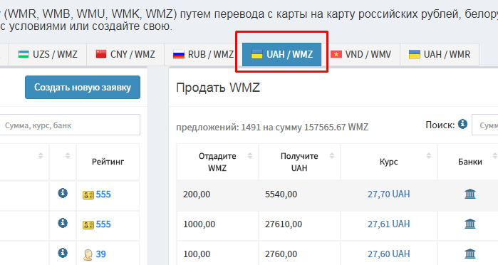 Wmz в рубли