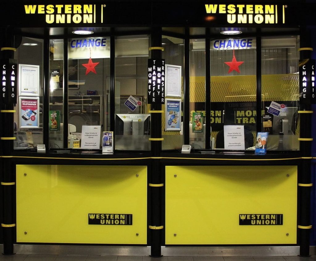 Western union екатеринбург в каких банках